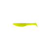 Виброхвосты Allvega Belly Dance Shad 7см 3,5гр съедобные, цвет chartreuse (7шт)