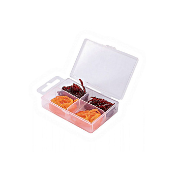 Мотыль Lucky John Pro Series Extra blood worm L-XL искусственный, съедобный, MIX1 (160шт, 240шт)