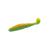 Виброхвосты Mottomo Zander 10см съедобные, цвет Motor Oil Green Glitter (5шт)