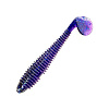 Виброхвосты съедобные Mottomo Booster 9,5см цвет Violet (4шт)