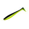 Виброхвосты Narval Choppy Tail 8см цвет 045 (Black Lime) (6шт)