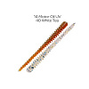 Слаги CF Cruel leech (пиявка) 1.6" 4см съедобные, цвет 14/40 аромат кальмара (16шт)