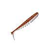 Виброхвосты Zub Shad 4" 10см съедобные, цвет 031 (карамельный верх, натуральный низ) (4шт)