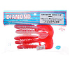 Твистеры съедобные Diamond Crusher Grub 3.9" 9,9см цвет DB23 (5шт)