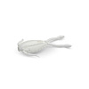 Приманки Ojas Tisbe (рачок) 2,7см съедобные, плавающие, цвет White (fluo), аромат рыбный микс, в банке (12шт)