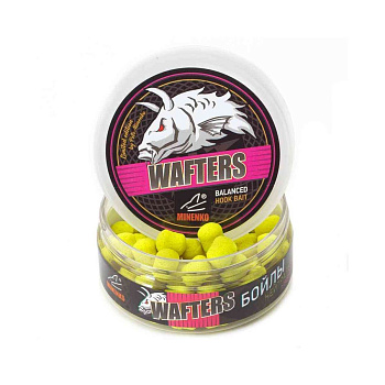Бойлы Minenko Wafters Minenko Pop-Up Dumbells насадочные 11x14мм 150гр Ананас, в банке