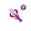 Приманки CF Nimble (рачок) 3.2" 8см съедобные, плавающие, цвет 12 аромат кальмара (6шт)
