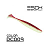 Виброхвосты Esox Sheasy 3.6" 9,2см съедобные, цвет DC009 (5шт)