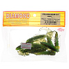 Твистеры Diamond Crusher Grub 2.5" 6,4см съедобные, цвет T79 (9шт)