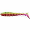 Виброхвосты Keitech Swing Impact Fat 3.8" 9,7см съедобные, цвет Mystic Lime Chart (6шт)