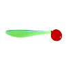 Виброхвосты Jig It Flutter 4.4" 11см съедобные, цвет 002 аромат кальмара (5шт)