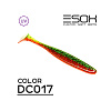 Виброхвосты Esox Sheasy 3.6" 9,2см съедобные, цвет DC017 (5шт)