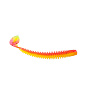 Виброхвосты Zub Swing 4.6" 11,7см съедобные, цвет 023 (розовый верх, желтый низ) (4шт)