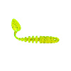 Виброхвосты Zub Shad 1.5" 4см съедобные, цвет 310 (желтый, с блестками) (12шт)