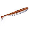 Виброхвосты Zub Shad 3" 7,5см съедобные, цвет 031 (карамельный верх, натуральный низ) (6шт)