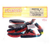 Виброхвосты съедобные Diamond Kopyto 3" 7,6см цвет T77 (6шт)