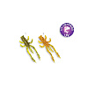 Приманки CF Crayfish (рачок) 1.8" 4,5см съедобные, цвет МIX68 аромат кальмара (8шт)