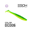 Виброхвосты Esox Gekasa 4" 10,2см съедобные, цвет DC006 (5шт)