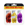 Слаги Lucky John Ultra Stick (червь) 1.6" 4,2см съедобные, цвет MIX1/085/PA19/S13 (60шт)