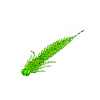 Приманки Zub Larva (личинка стрекозы) 6см съедобные, цвет 351 (зеленый, с блестками) (7шт)