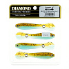 Слаги Diamond Loach 4" 10,1см съедобные, цвет PAL43 (4шт)