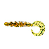 Твистеры Lucky John Ultraworm Curly 3" 7,62см съедобные, цвет PA19 (7шт)