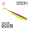 Виброхвосты Esox Tratta 3.5" 8,9см съедобные, цвет DC015 (6шт)
