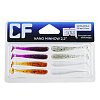 Виброхвосты CF Nano Minnow 2.2" 5,5см съедобные, цвет MIX15 аромат кальмара (8шт)