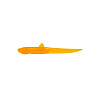 Слаги Ojas NanoGlide 5,7см съедобные, цвет Orange, аромат рак-рыба (10шт)