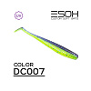 Виброхвосты Esox Tratta 3.5" 8,9см съедобные, цвет DC007 (6шт)