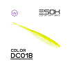 Слаги Esox Фурия 5.9" 15см съедобные, цвет DC018 (4шт)