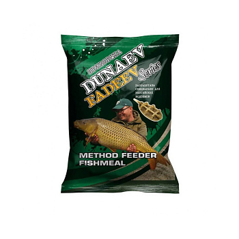 Прикормка Dunaev-Fadeev 1кг Feeder Method Fishmeal
