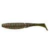 Виброхвосты Allvega Power Swim 7,5см 4гр съедобные, цвет green pumpkin red flake (7шт)