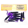 Твистеры съедобные Diamond Crusher Grub 2.5" 6,4см цвет D30 (9шт)