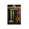 Виброхвосты Lucky John Tioga Fat 4.5" 11,4см съедобные, цвет MIX1 (4шт)