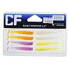Виброхвосты CF Nano Minnow 2.2" 5,5см съедобные, цвет MIX16 аромат кальмара (8шт)