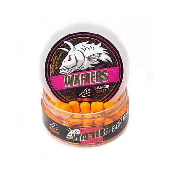Бойлы Minenko Wafters Minenko Pop-Up Dumbells насадочные 11x14мм 150гр Оранжевая Слива, в банке