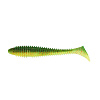 Виброхвосты Keitech Swing Impact Fat 3.8" 9,7см съедобные, цвет Hot Fire Tiger (6шт)