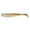 Виброхвосты Allvega Power Swim 10см 9гр съедобные, цвет gold shine minnow (4шт)