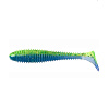 Виброхвосты Keitech Swing Impact Fat 3.8" 9,7см съедобные, цвет Midnight Chart Back (6шт)