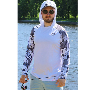 Худи CF Camo Sleeves Gray р.3XL