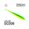 Слаги Esox Фурия 5.9" 15см съедобные, цвет DC006 (4шт)
