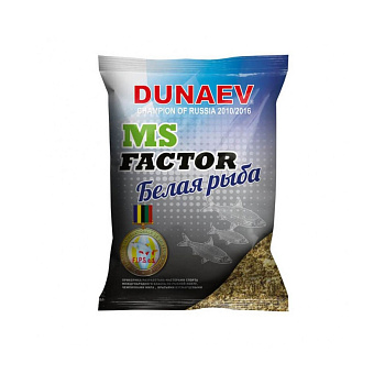 Прикормка Dunaev-Ms Factor 1кг Белая Рыба