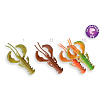 Приманки CF Nimble (рачок) 3.2" 8см съедобные, плавающие, цвет МIX115 аромат кальмара (6шт)