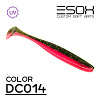 Виброхвосты Esox Sheasy 3.6" 9,2см съедобные, цвет DC014 (5шт)