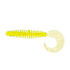 Твистеры Lucky John Ultraworm Curly 3" 7,62см съедобные, цвет S15 (7шт)