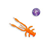 Приманки CF Crayfish (рачок) 3" 7,5см съедобные, цвет 64 аромат кальмара (7шт)
