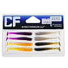 Виброхвосты CF Nano Minnow 2.2" 5,5см съедобные, цвет MIX69 аромат кальмара (8шт)