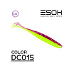 Виброхвосты Esox Sheasy 3.6" 9,2см съедобные, цвет DC015 (5шт)