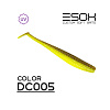 Виброхвосты Esox Tratta 3.5" 8,9см съедобные, цвет DC005 (6шт)
